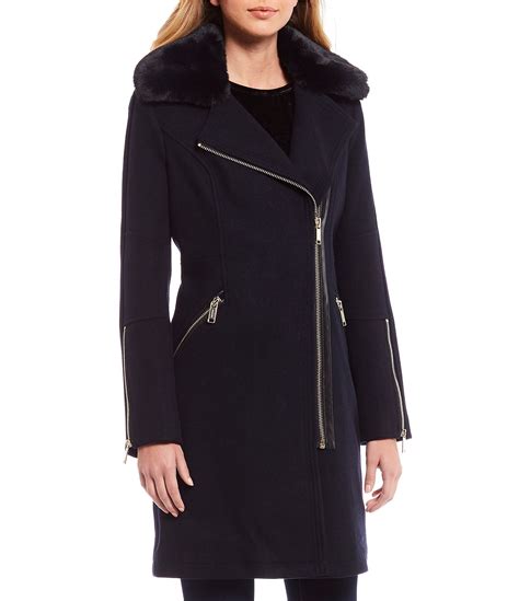 michael kors fake fur coat|michael kors wool winter coats.